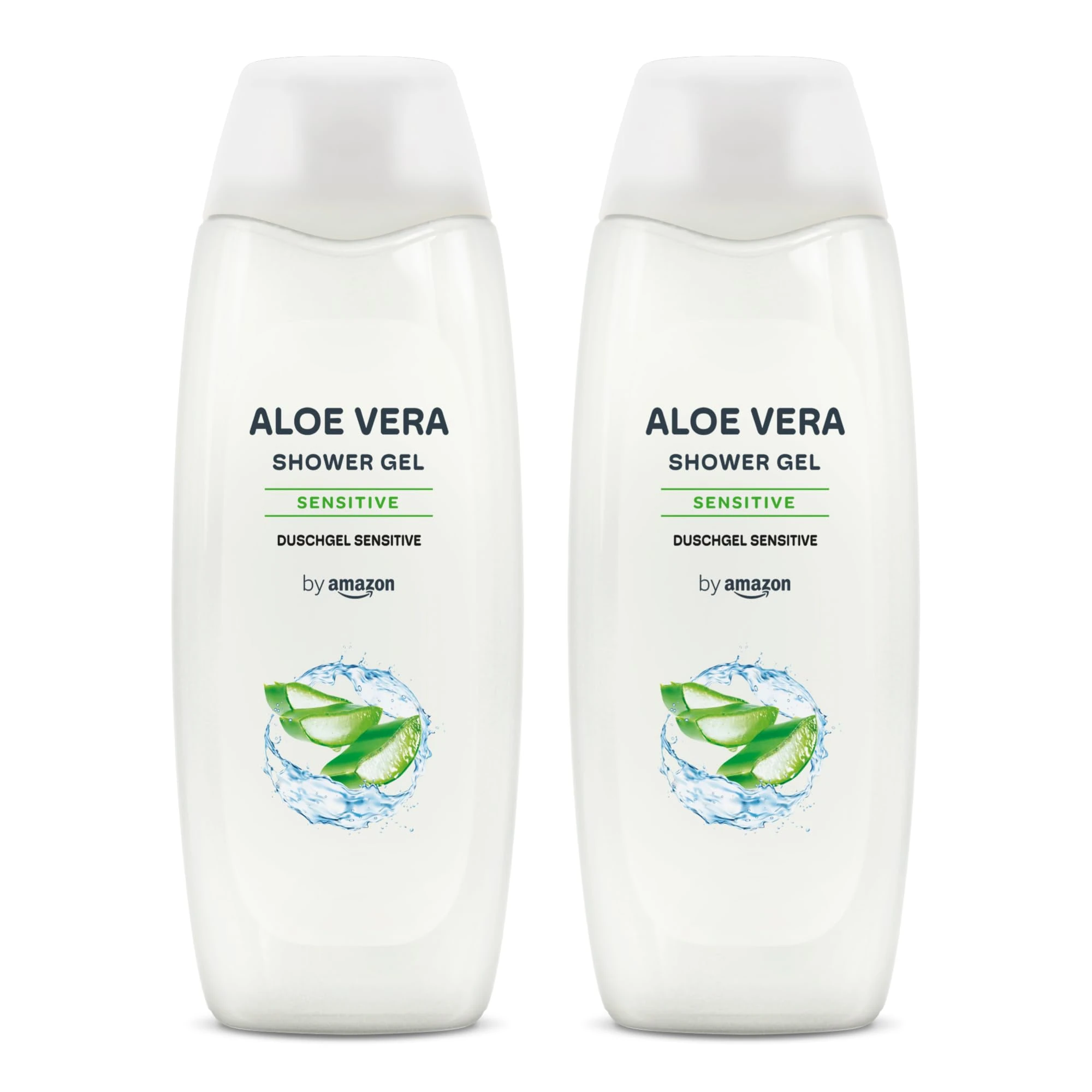 by Amazon Aloe Vera Shower Gel, 2 x 500ml