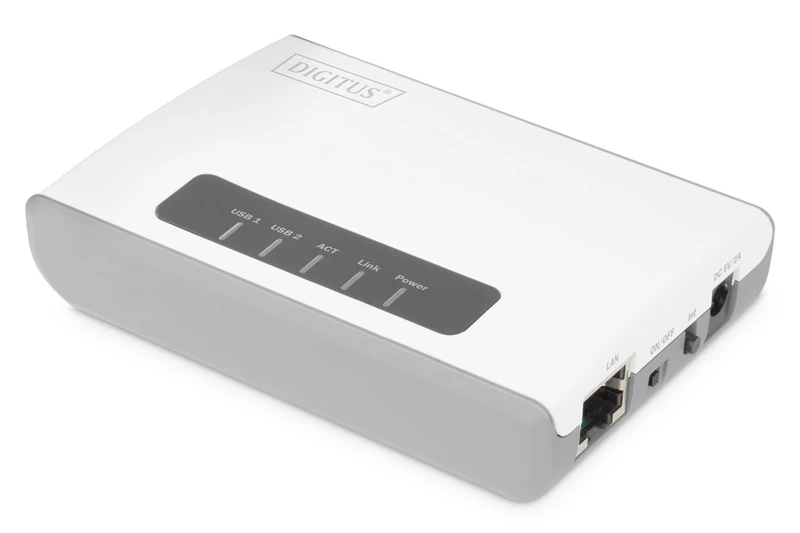 Assmann Wireless 300N Multifunction Network Server 2-port, USB2.0, Network USB Hub, Print Server