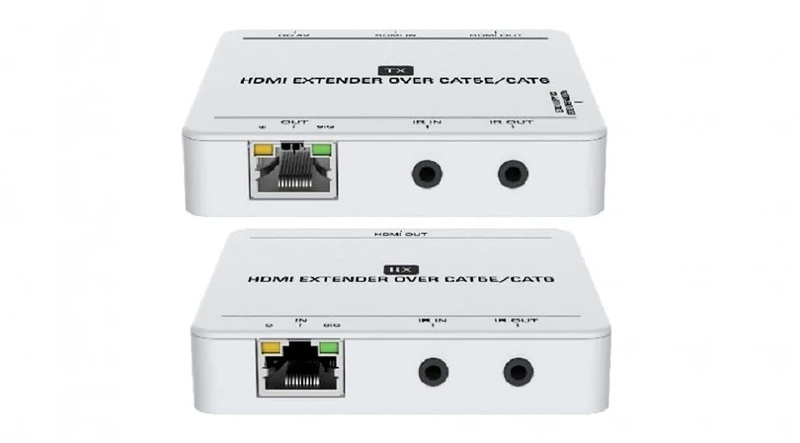 LevelOne HVE-9007/ HDMI Over Cat.5/6 Extender Kit 4K / 50 m/White