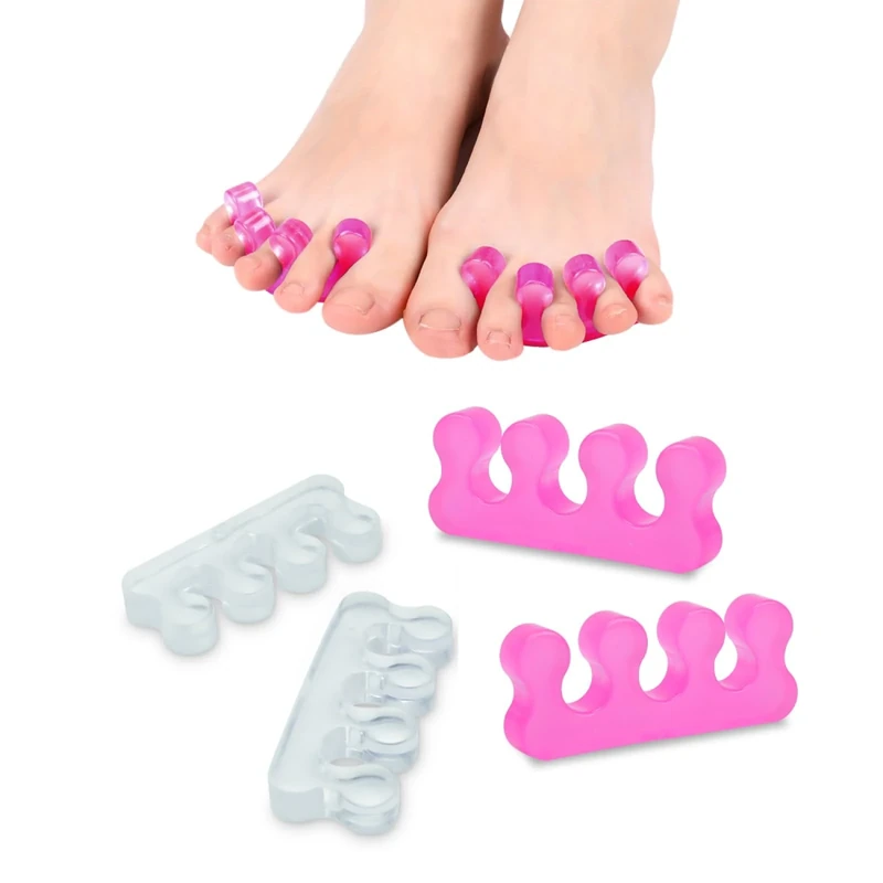 Toe Spacers for Women,Toe Separators for Nail Polish,Toe Separators Use for Separation of Toenails or Nails As Well As Relieve Orthopedic Bunion Symptoms.