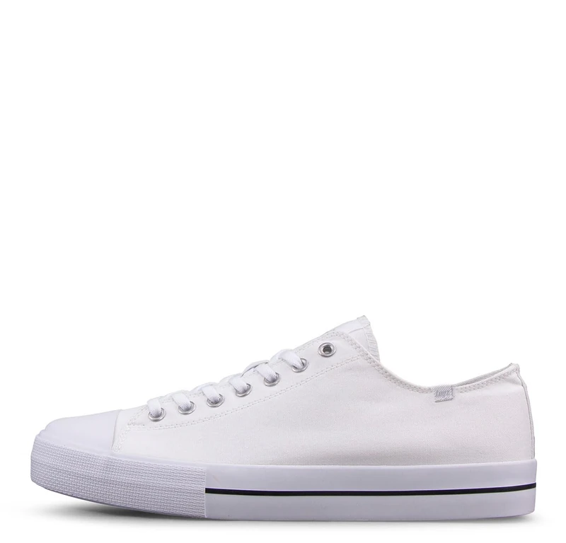 Lugz Men's Stagger Lo Lace Up Sneakers, White, 7.5 UK