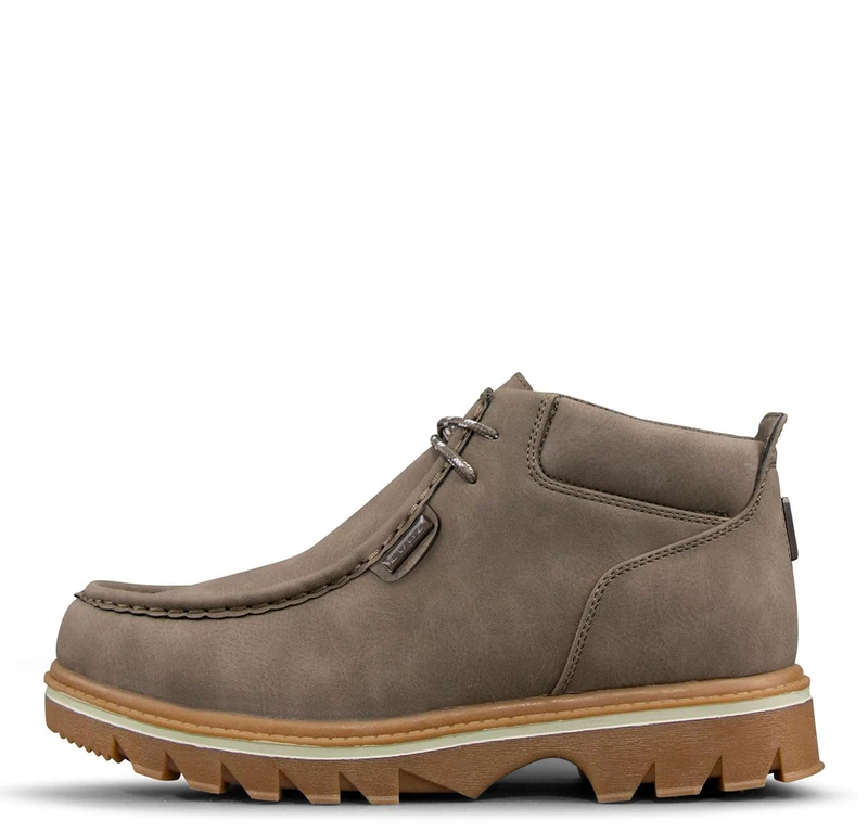 Lugz Men's Fringe Fashion Boot, Mushroom/Gum/Cream, 12 UK