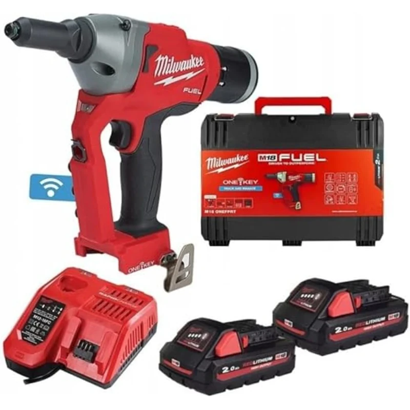 Milwaukee M18 ONEFPRT-202X Nietgerät 18 Volt 2,0 Ah Fuel ONE Key