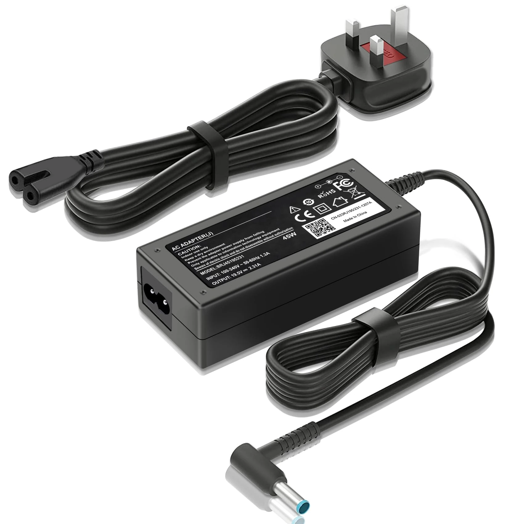 45W Laptop Charger for HP, 19.5V 2.31A Power Supply Compatible with HP Stream 11 13 14, Pavilion, Elitebook Folio, Chromebook, Envy, Spectre, Ultrabook, Probook, Touchsmart Ac Adapter