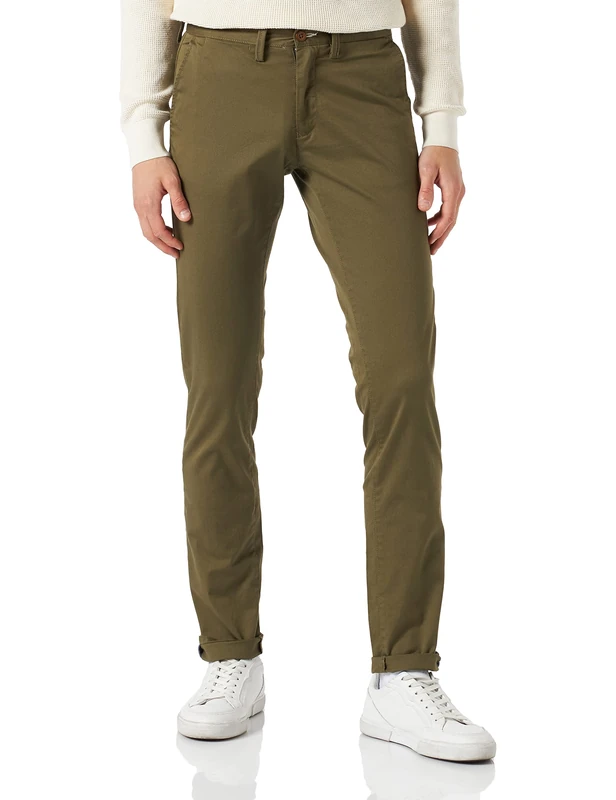 GANT Men's HALLDEN Twill Chinos, Racing Green, 38W / 32L - Image 1