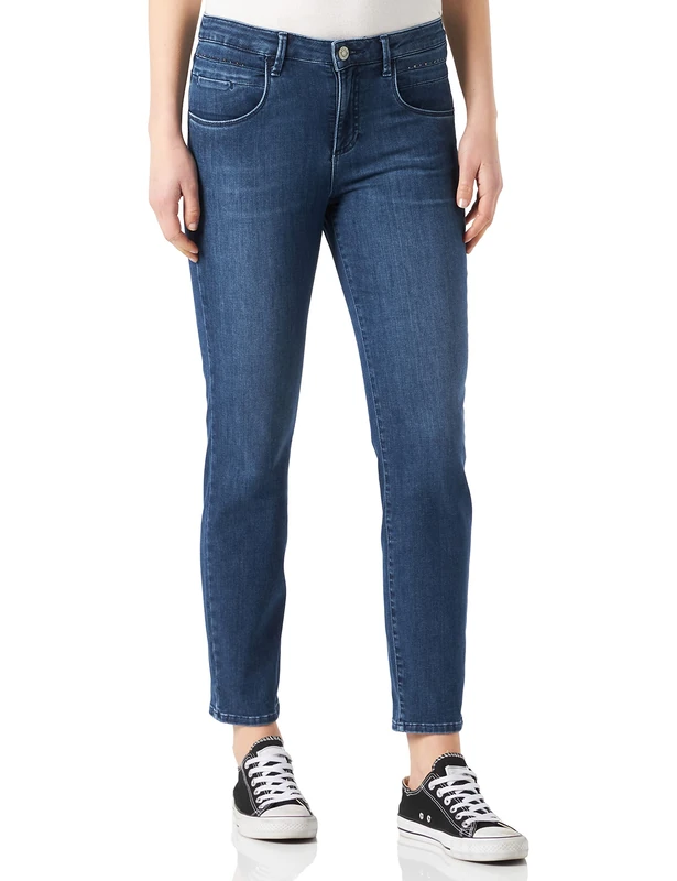 BRAX Women's Style Shakira Verkürzt Jeans, Used Regular Blue, 27W / 32L