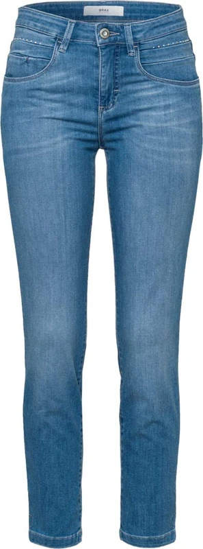BRAX Women's Style Shakira Verkürzt Jeans, Used Summer Blue, 31W / 32L
