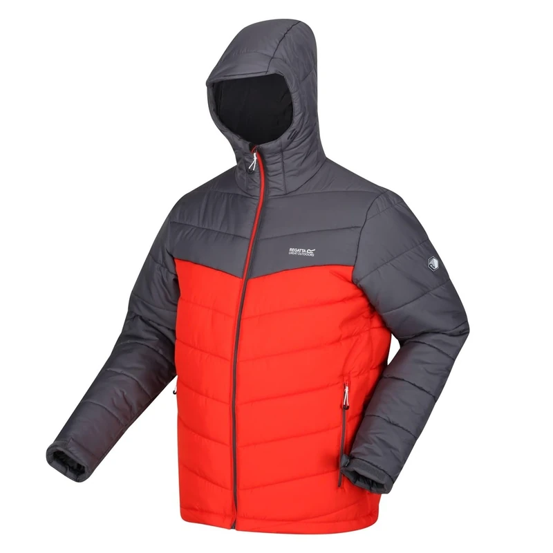 Regatta Men's Nevado V Jacket, Cajun Orange/Rhino/Black (Rhino), M - Image 1