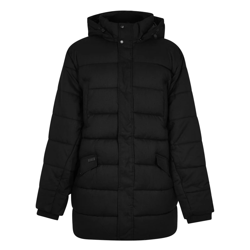 Regatta Mens Recycled Fabric Water Repellent Heavyweight Fill Aban Jacket Black, M - Image 1