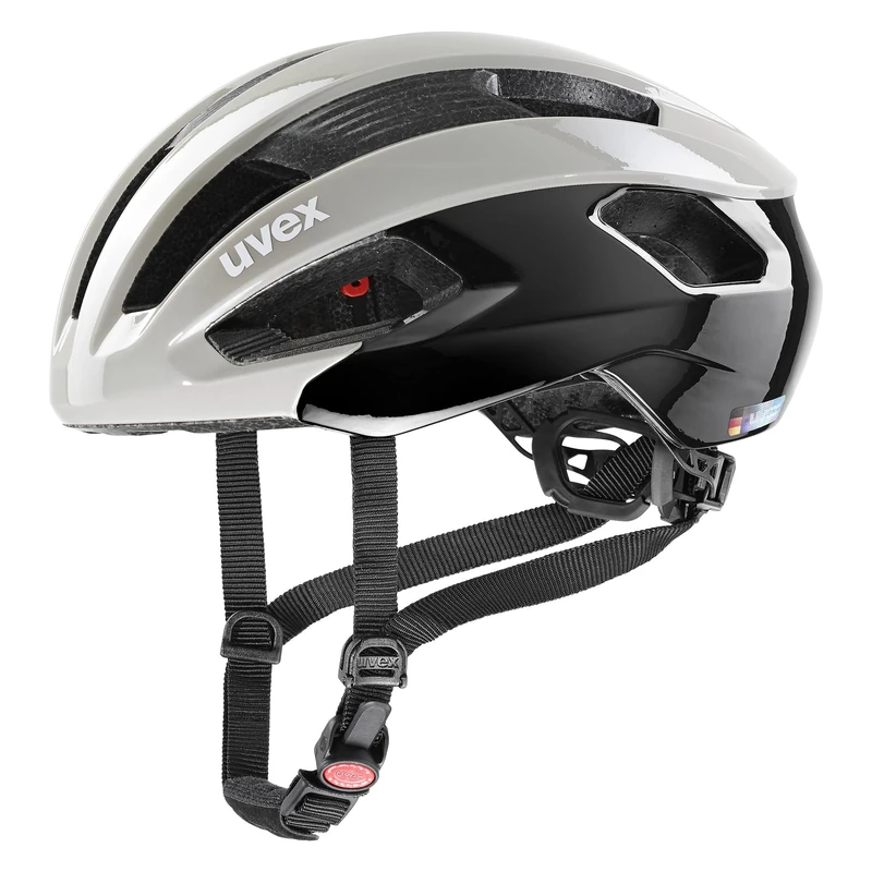 uvex Rise - Secure Performance Bike Helmet for Men & Women - Individual Fit - Optimized Ventilation - Sand - Black - 52-56 cm