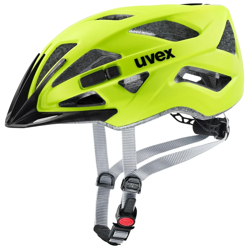 uvex Touring cc - Lightweight All-Round Bike Helmet for Men & Women - Individual Fit - Upgradeable with an LED Light - Neon Yellow Matt - 52-57 cm