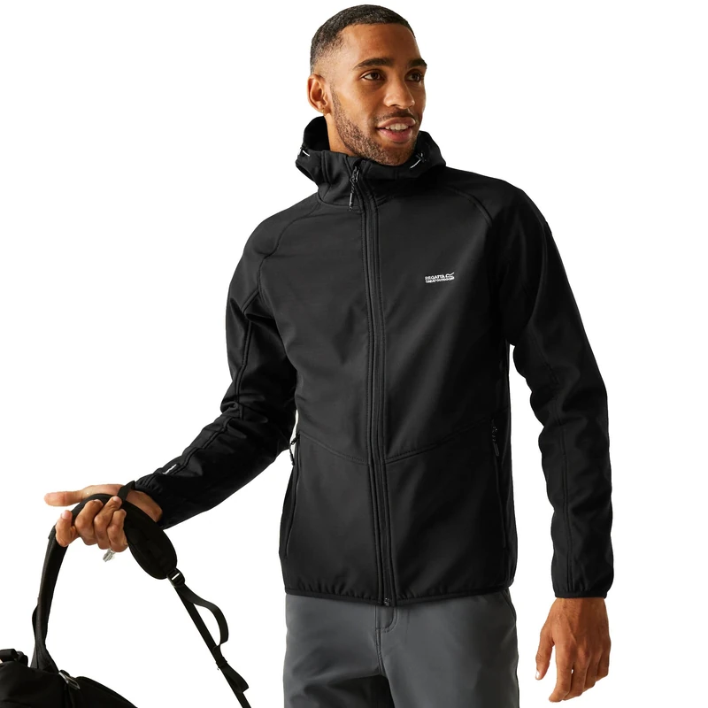 Regatta Mens Arec III Softshell Jacket Water Repellent Midlayer Coat