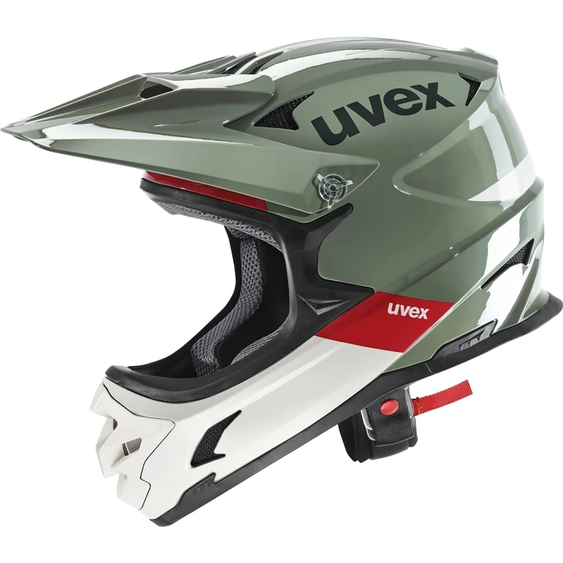 uvex Hlmt 10 Bike - Sturdy Mountain Bike Helmet for Men & Women - Four Available Sizes - Optimized Ventilation - Moss Green Sand - 54-56 cm