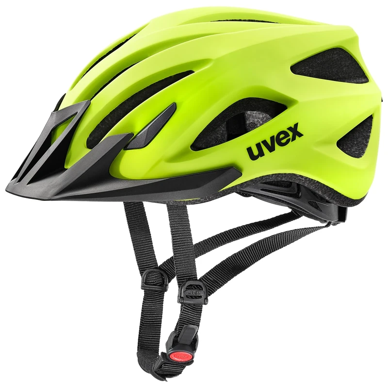 uvex Viva 3 - Lightweight All-Round Bike Helmet for Men & Women - Individual Fit - Washable Interior - Neon Yellow Matt - 56-62 cm