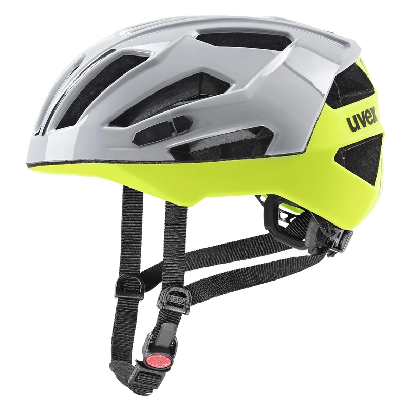 uvex Gravel x - Secure Performance Bike Helmet for Men & Women - Individual Fit - Optimized Ventilation - Rhino - Neon Yellow - 52-57 cm