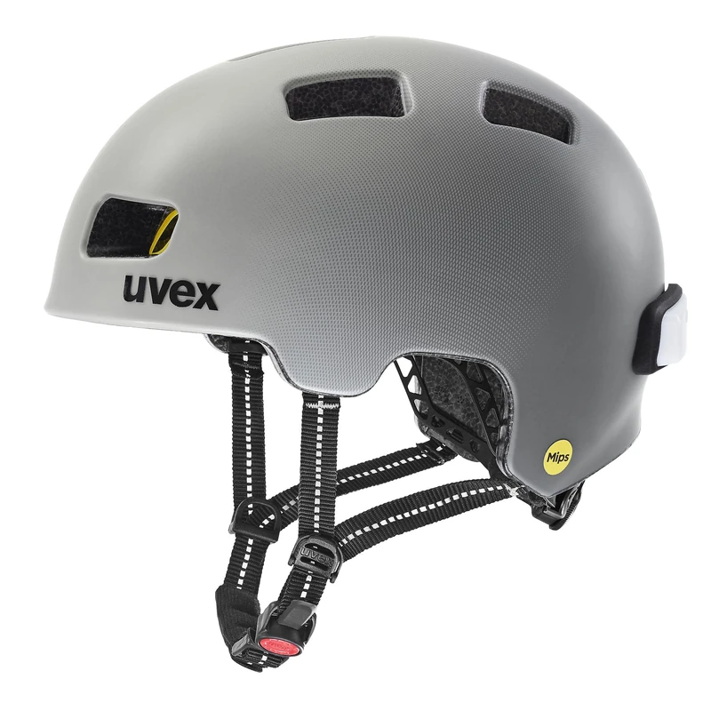 uvex city 4 MIPS - lightweight city helmet for women and men - MIPS system - includes LED light - sand matt - 58-61 cm