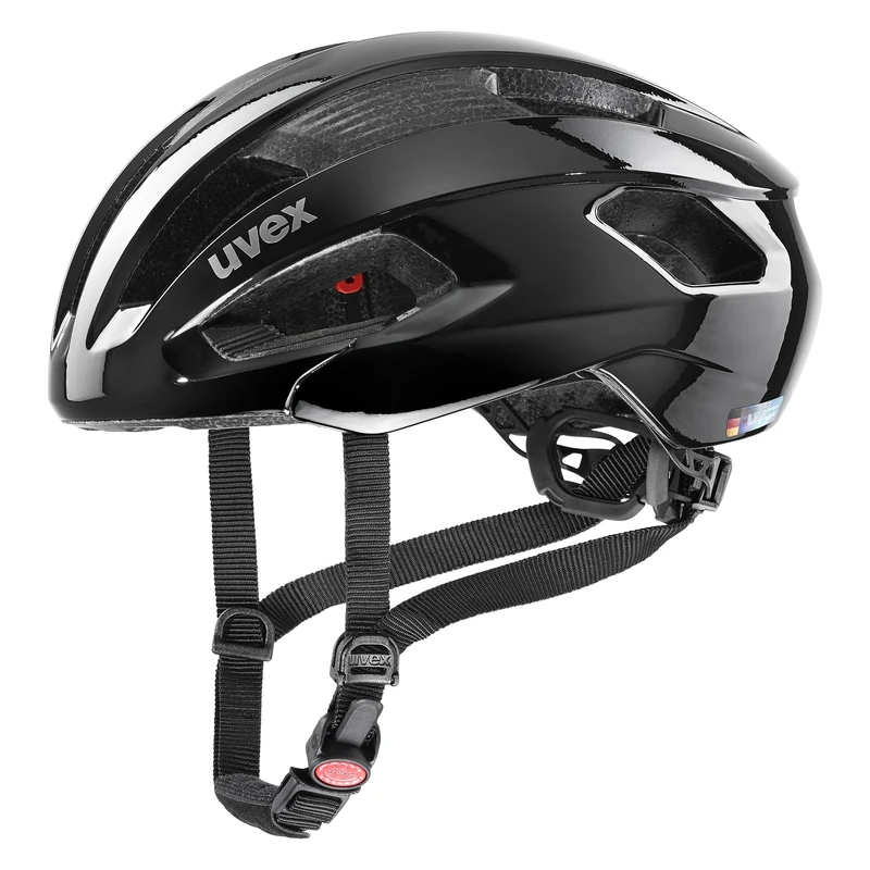 uvex Rise - Secure Performance Bike Helmet for Men & Women - Individual Fit - Optimized Ventilation - all Black - 56-59 cm