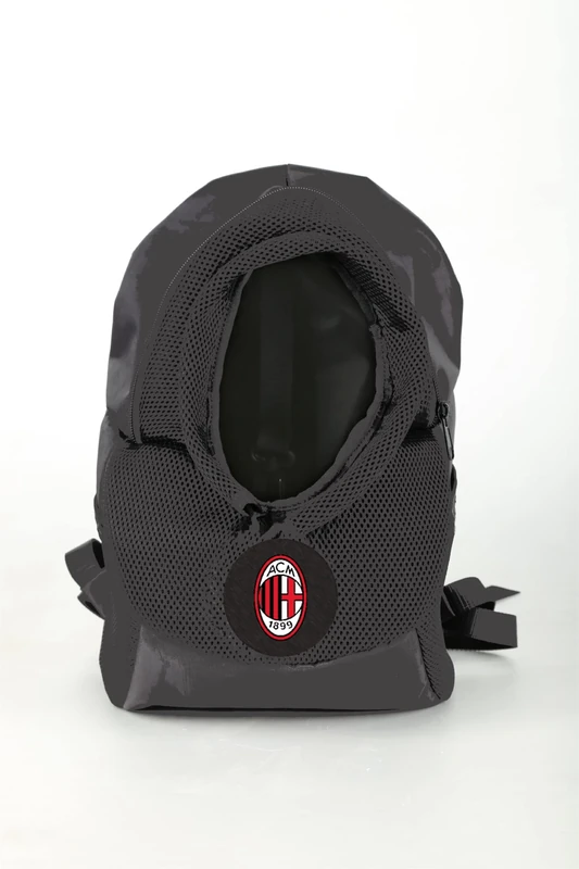AC Milan Only4fan S.r.l. PETCARRIERACMILAN, AC Milan Unisex Adult, Black, Standard - Image 1