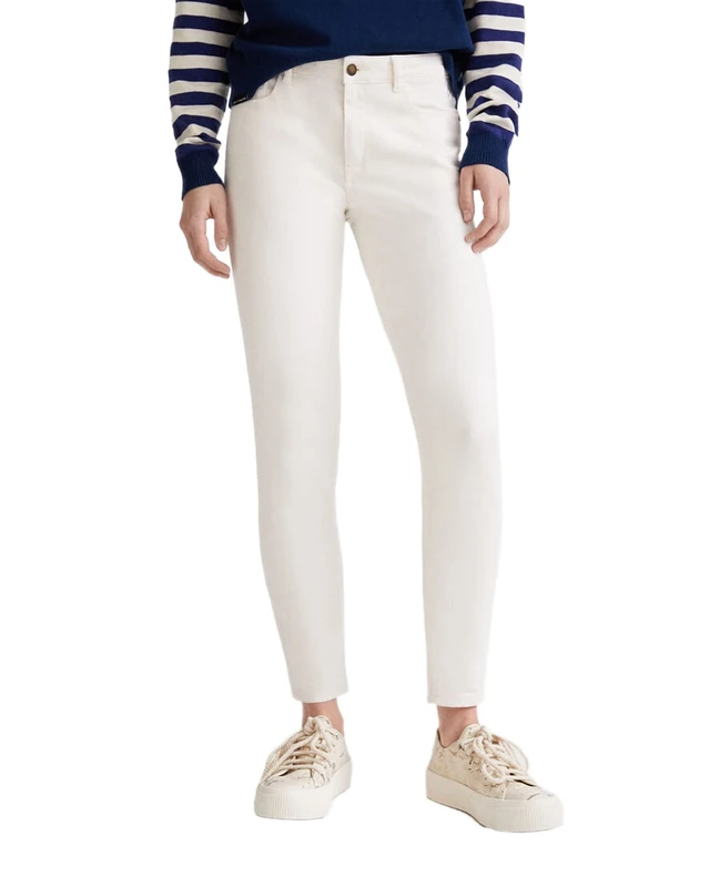 Desigual Womens Denim_Basic CORE Jeans, White, 38