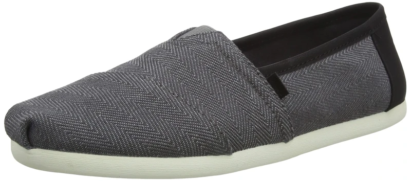 TOMS Men's Alpargata Loafer Flat, Dark Grey, 7 UK