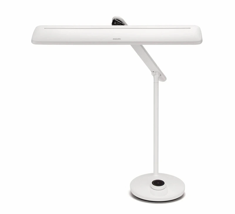 Philips LED VDTMate Desk Lamp 14W Light [Warm to Cool White - White] For Home Indoor Lighting, Reading, Study, Office and Work.