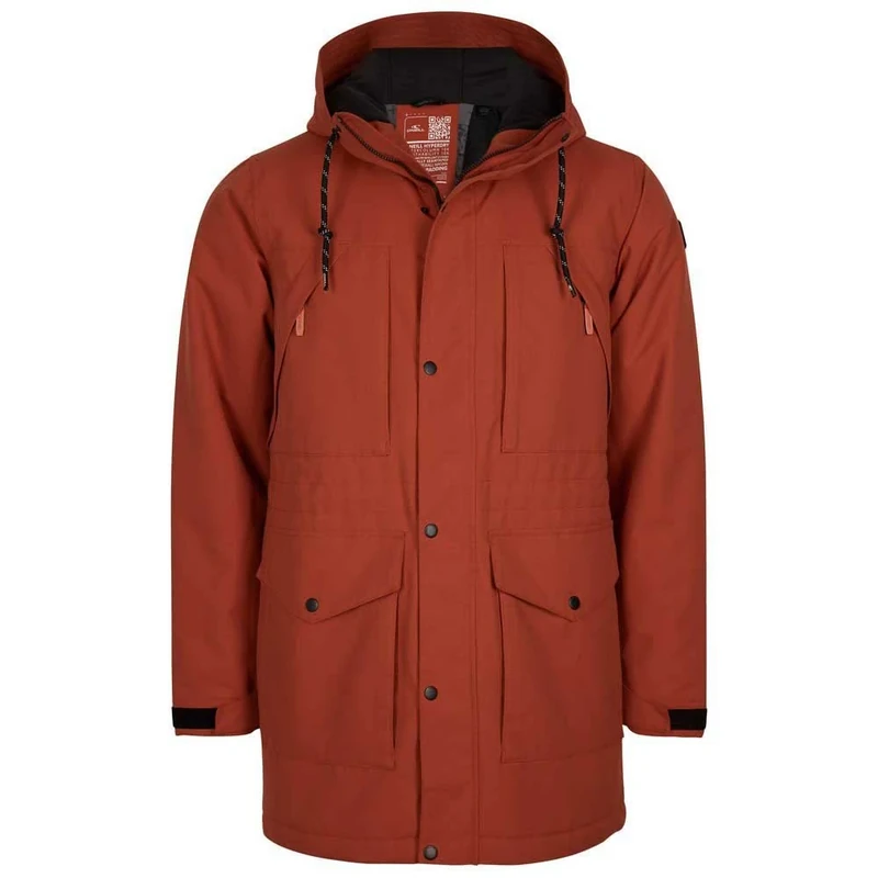 O'NEILL Men's Journey Parka, 3058 Rooibos Red, X-Large - Image 1