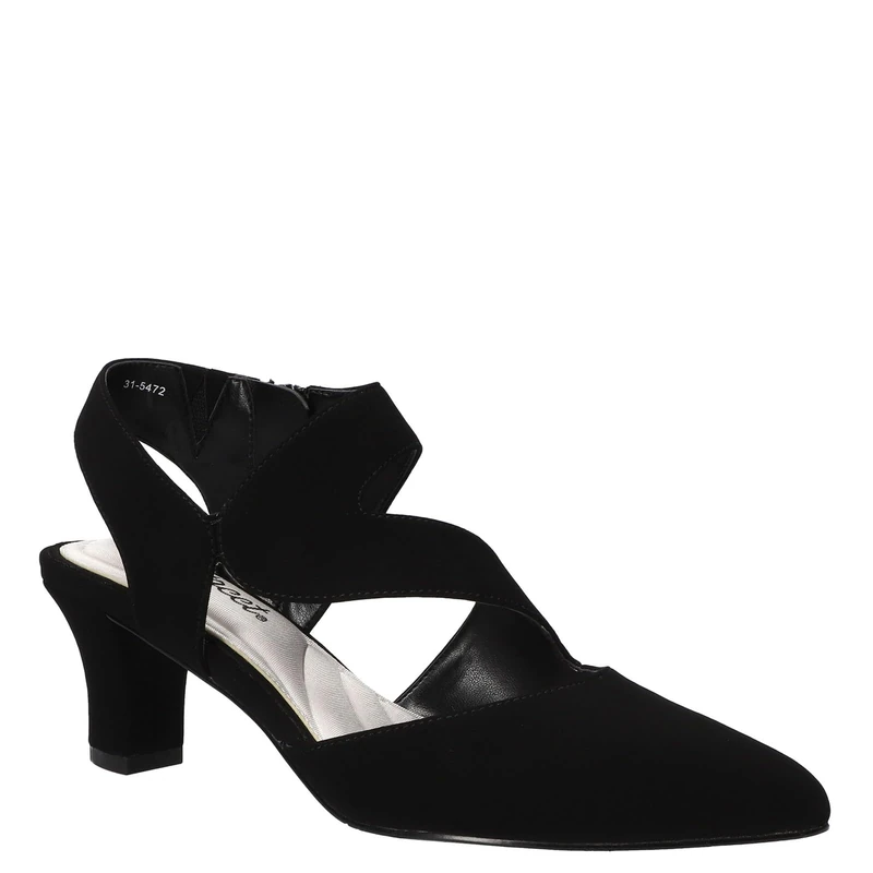 Easy Street Women's Venue Pump, Black Lamy/Gore, 6.5 UK