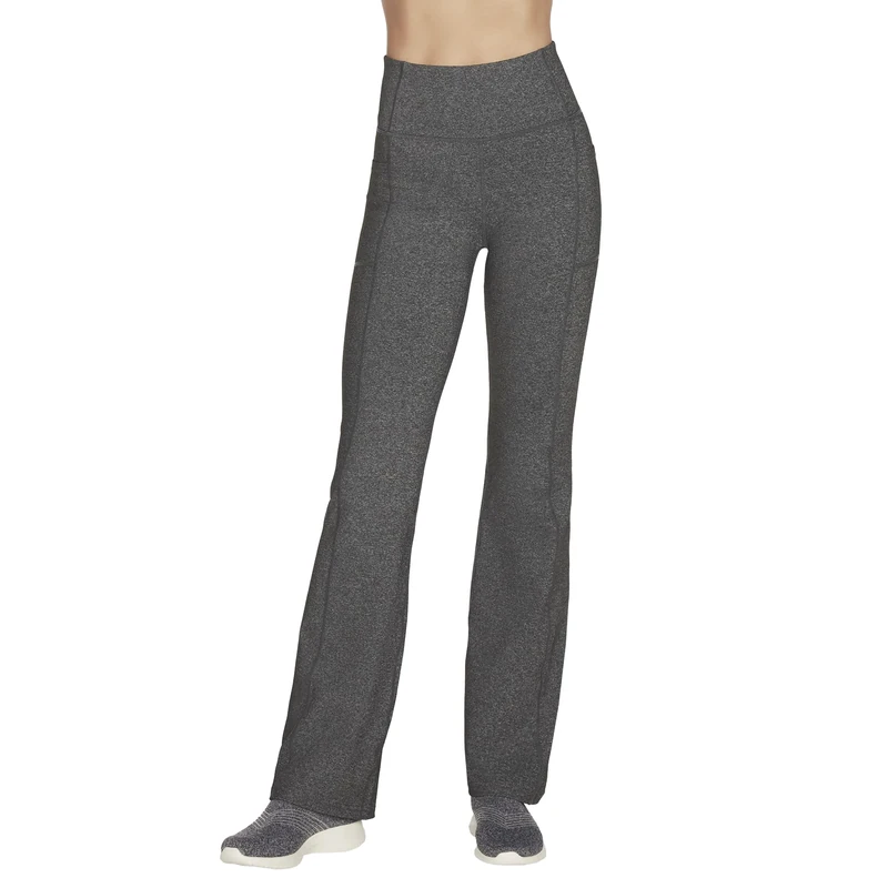 Skechers Women's Gowalk Evolution Flare Pant II, Charcoal Grey, XX-Large