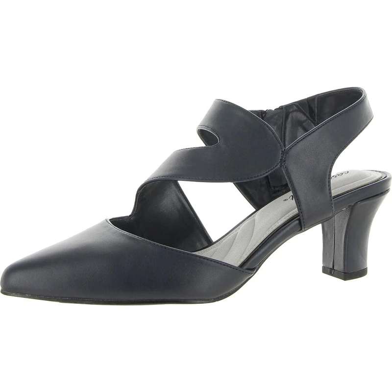 Easy Street Women's Venue Dress Shoe Pump, Navy/Gore, 5 UK - Image 1