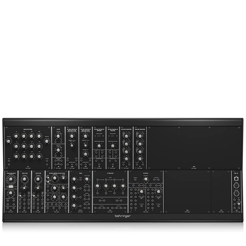 Behringer SYSTEM 15 Complete "System 15" Modular Synthesizer with 16 Modules, MIDI-to-CV Converter and EURORACK GO case - Image 1