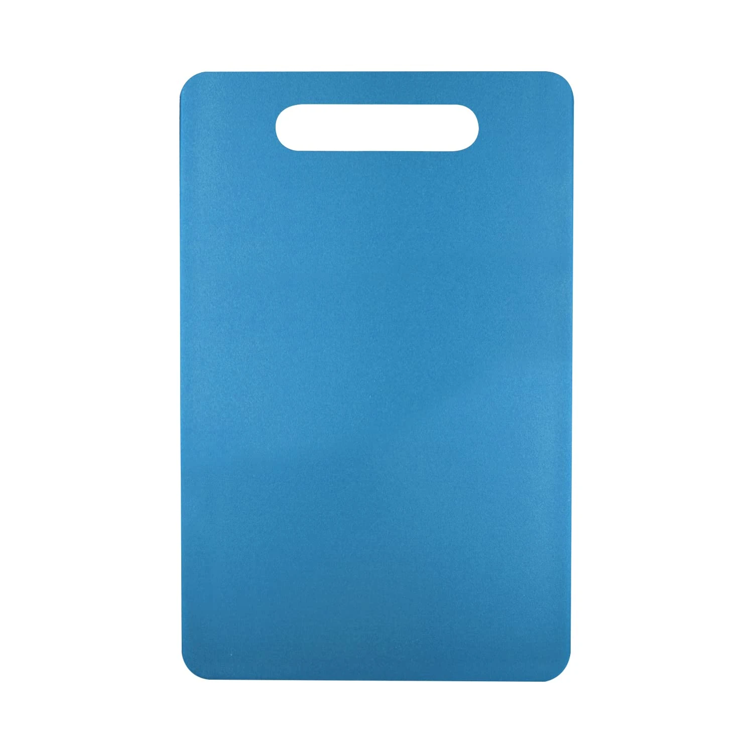 Fotouzy Plastic Utility Cutting Board with Handles, Food Safe PP Material, BPA Free, Dishwasher Safe, Thick Chopping Board, Large Size, Easy Grip Handle, for Kitchen (Blue)