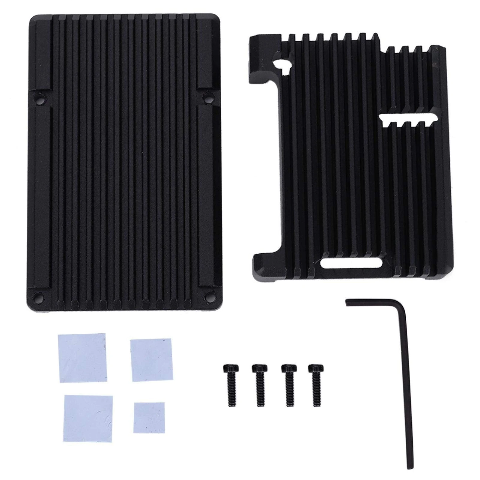 Main Board Shell, Motherboard Shell Box Black Aluminium Alloy Fit for RaspberryPi 3 Model B 2b/3b+