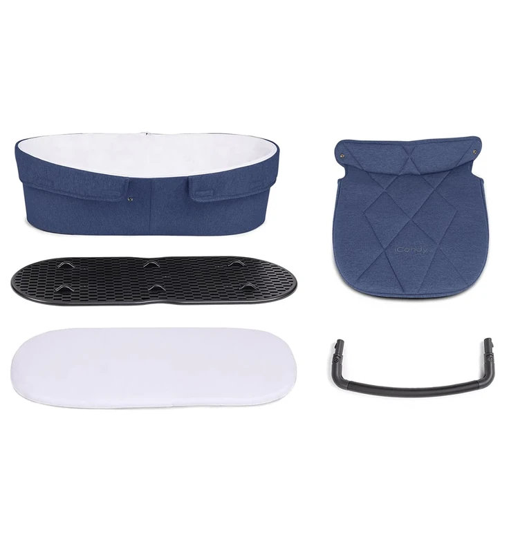 iCandy Orange 2nd Carrycot Fabric Royal Blue Marl