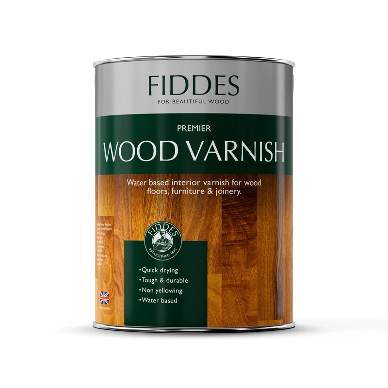 Fiddes Premier Wood Varnish, Satin, Matt & Gloss (Matt) 5 Litre