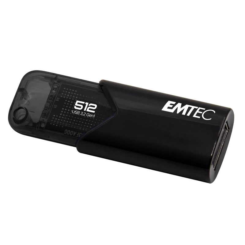 Emtec B110 Click Easy 3.2 512GB USB Type-A 3.2 Gen 2 (3.1 Gen 2) Black