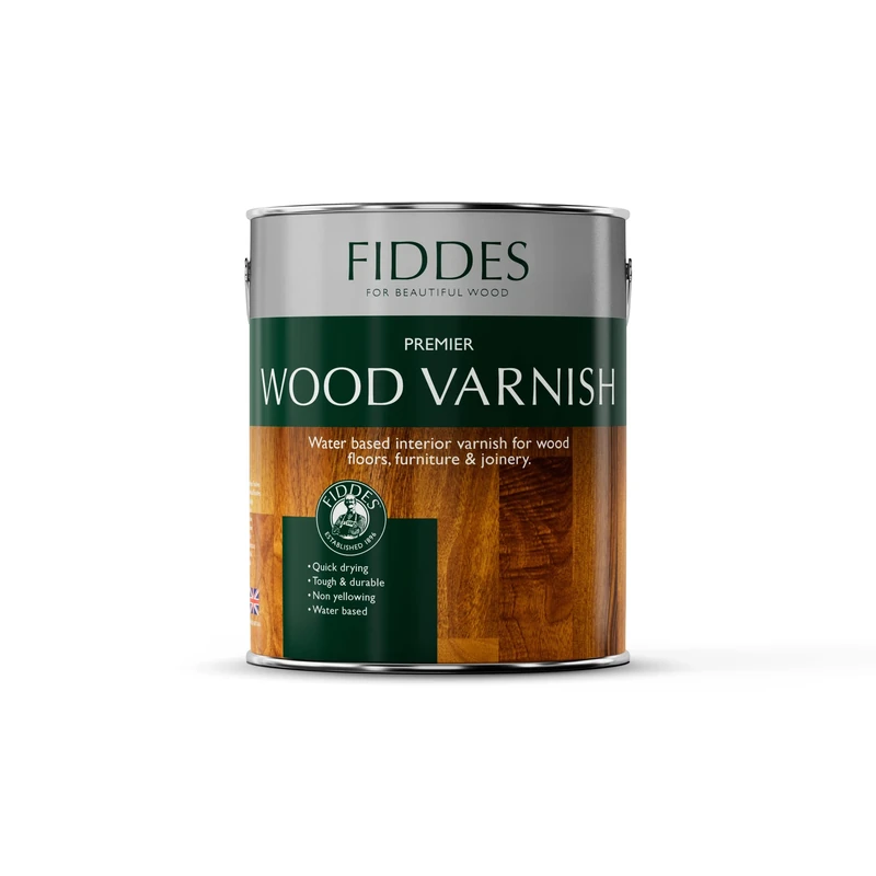 Fiddes Premier Wood Varnish, Satin, Matt & Gloss (Matt) 2.5 Litre