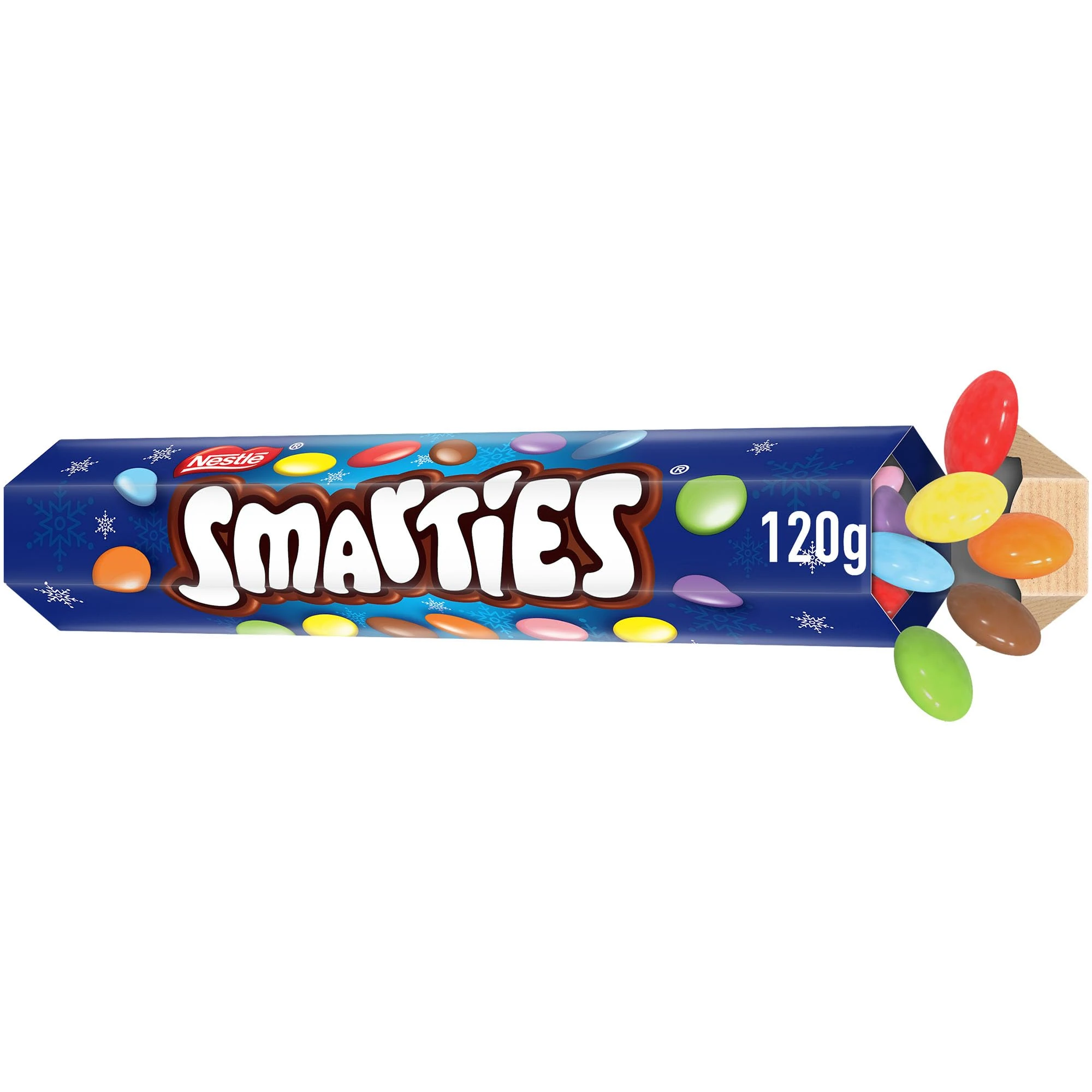 Smarties Milk Chocolate Giant Tubes, Christmas Chocolate Gift, 120 g