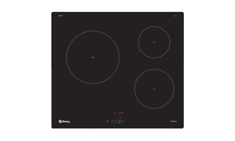 Balay 3EB864EN Induction Hob - 60 cm 3 Zones Black Glass