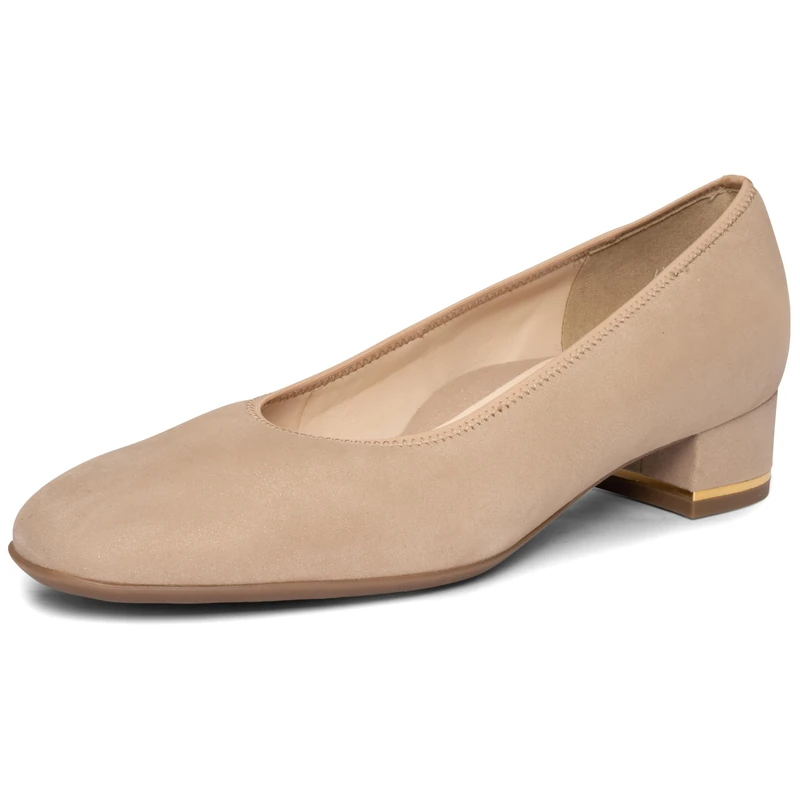 ARA Women's Graz Closed-Toe Pumps, Sand, 7 UK