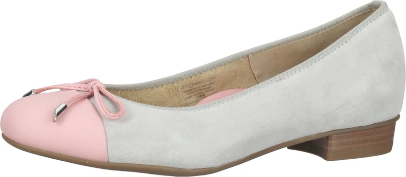 ARA Women's BARI Ballet Flat, Flamingo,Pebble, 4 UK