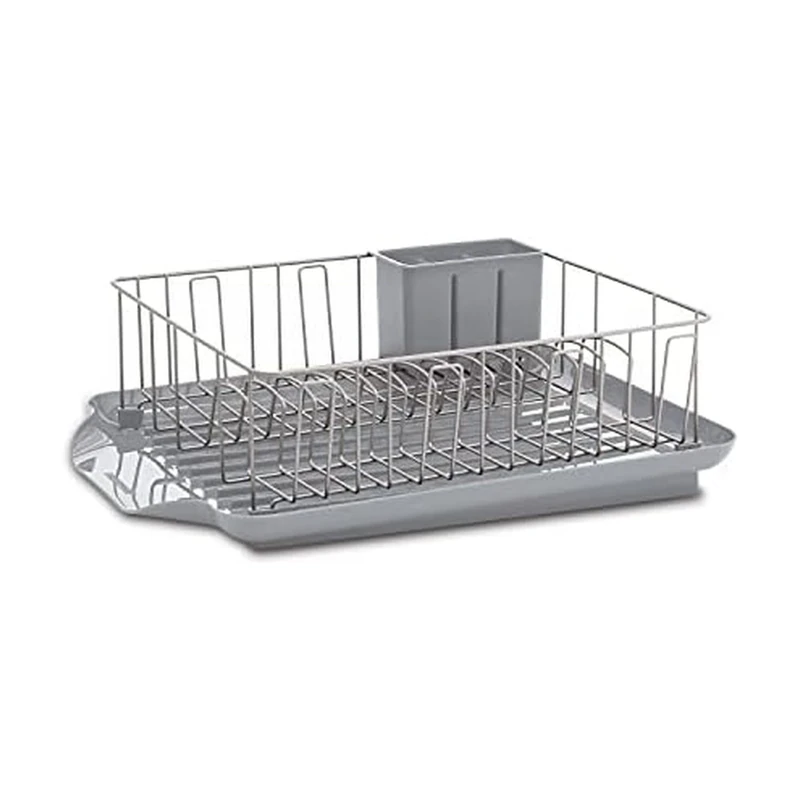 Farberware Classic Full Dishrack, 3-Piece, Gray