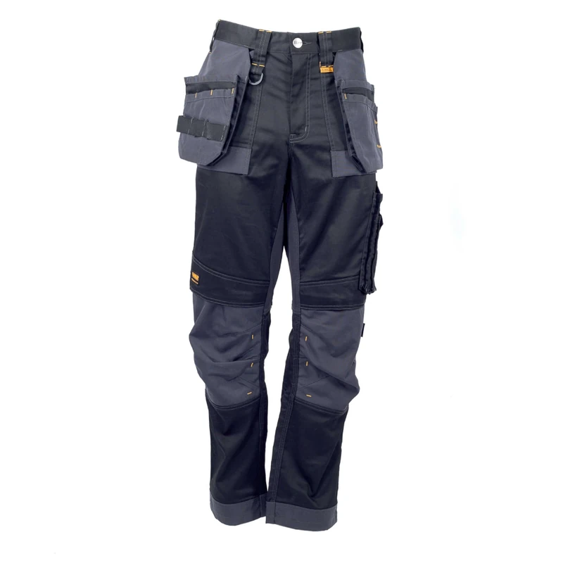 DEWALT Harrison Stretch Trouser 34W 29L Black/Grey