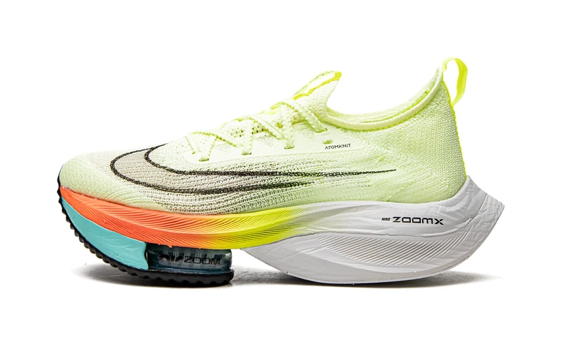 Nike Air Zoom Alphafly Next%, Trail Running Shoe, Barely Volt/Black-Hyper Orange,