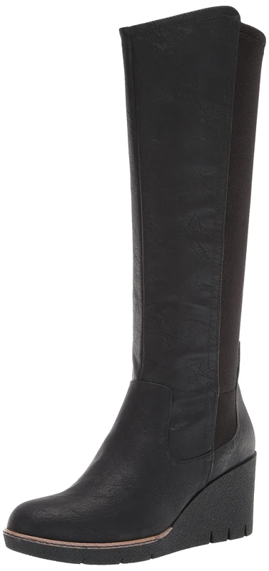 Dr. Scholl's Women's Lindy Knee High Boot, Black, 9 UK