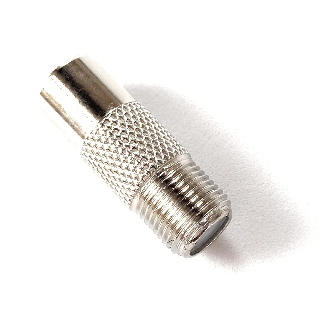 Kable F-Type to TV RF Aerial Antenna Adapter, Satellite Coax Connector Sat Coaxial Female to Male (IEC)