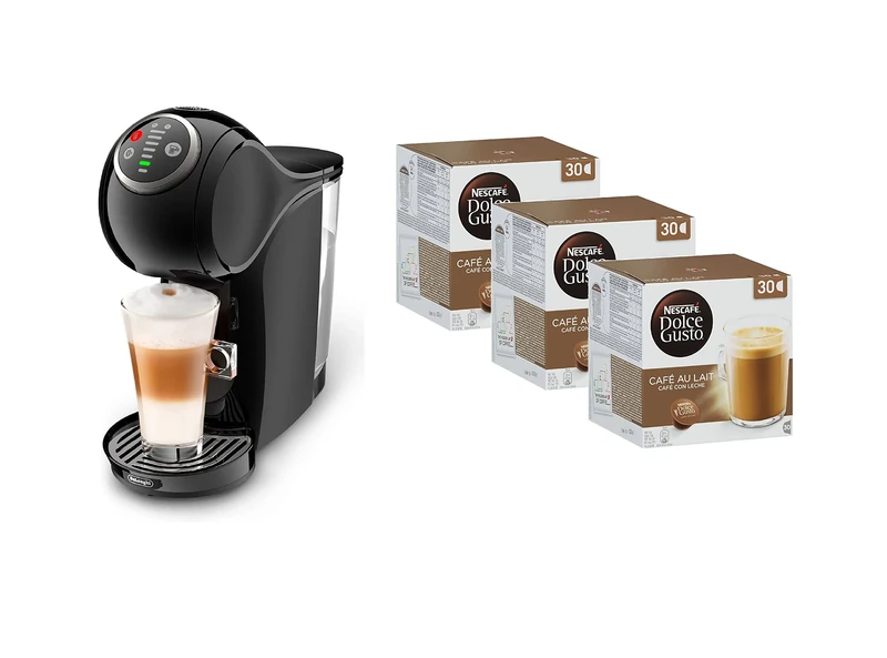 De'Longhi Nescafe Dolce Gusto Genio S Plus with Dolce Gusto Pods NDG Café au Lait 90 Pods - Image 1