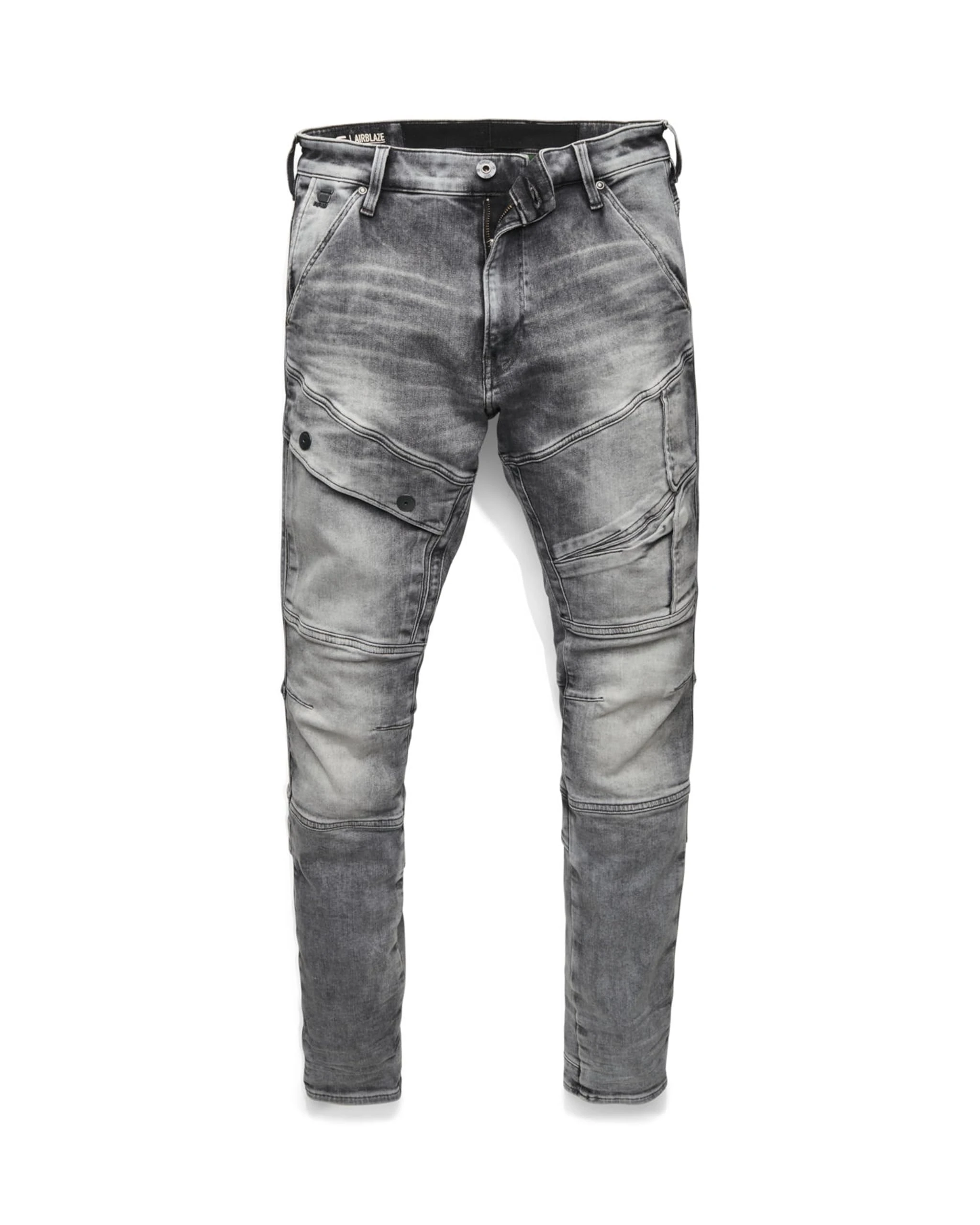 G-STAR Men's Airblaze 3D Skinny Fit Jeans, Faded Seal Grey, 28W x 30L