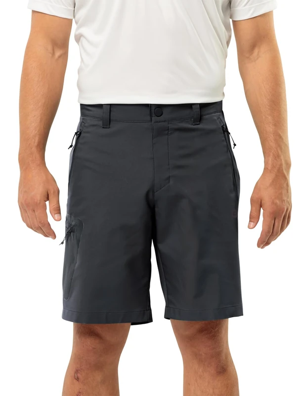 Jack Wolfskin Men's Active Track Hiking Shorts, Phantom, 42 UK