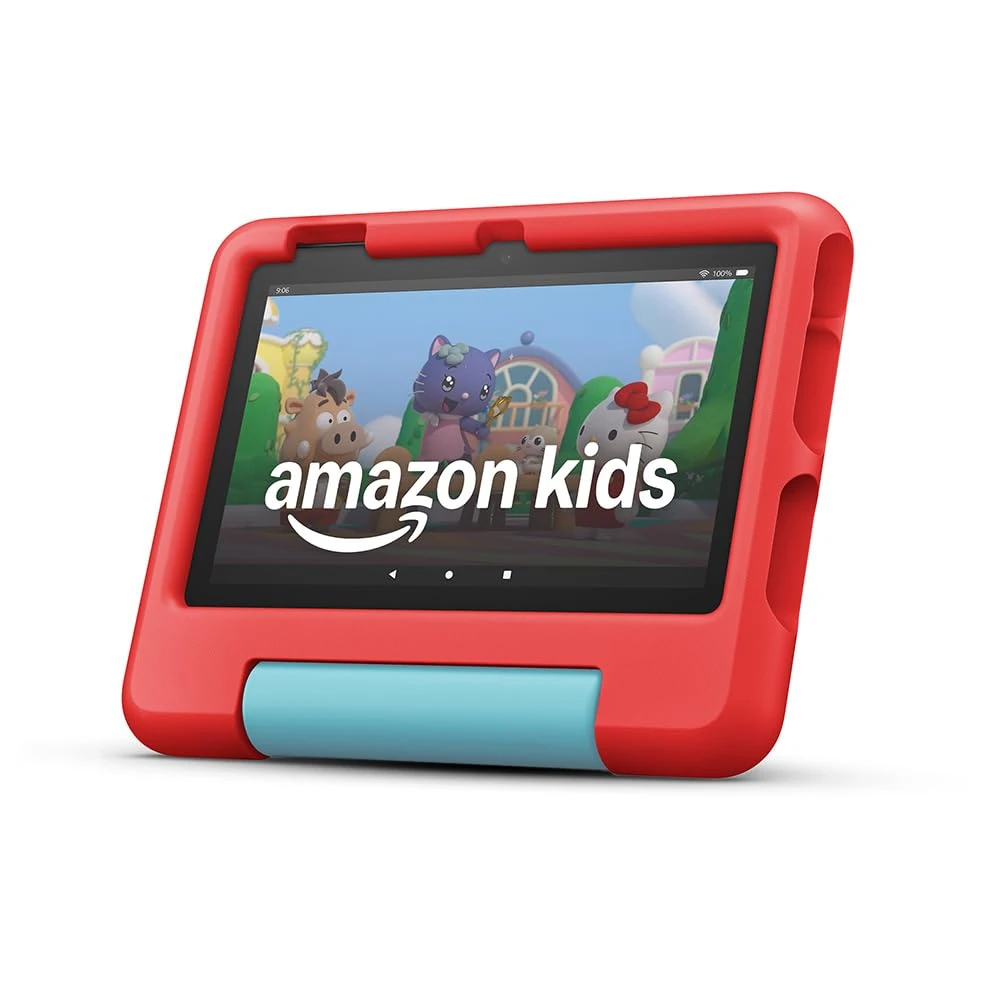 Amazon Fire 7 Kids tablet (newest gen) | 7" display, ages 3–7, includes ads-free books, games and videos that children love, parental controls, 10-hour battery, 32 GB