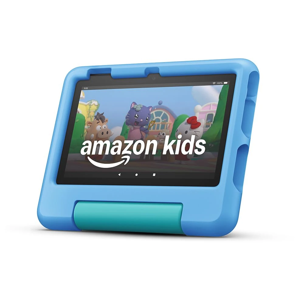 Amazon Fire 7 Kids tablet (newest gen) | 7" display, ages 3–7, includes ads-free books, games and videos that children love, parental controls, 10-hour battery, 16 GB